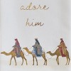 Split P Let Us Adore Him Gold Dishtowel Set of 2 - 3 of 4