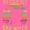 Women's Design By Humans Halloween Funny You Coulda Had Bad Witch By Ering Racerback Tank Top - 2 of 3