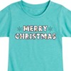 Girls' - Winnie the Pooh - Merry Christmas Fitted Short Sleeve Graphic T-Shirt - 2 of 4