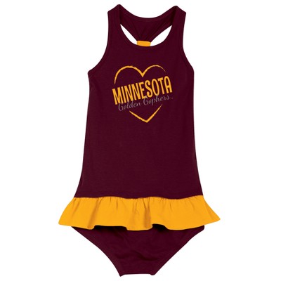  NCAA Minnesota Golden Gophers After Her Heart Toddler Dress 3T 