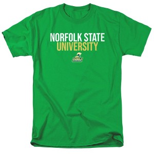 Men's Norfolk State University Official Stacked T-Shirt - 1 of 4