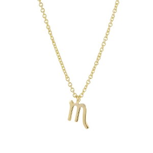 Adornia 14k Gold Plated Zodiac Necklace - 1 of 2