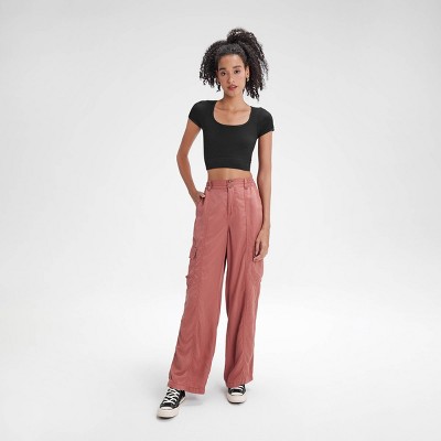 Women's High-Rise Straight Leg Cargo Pants - Wild Fable™