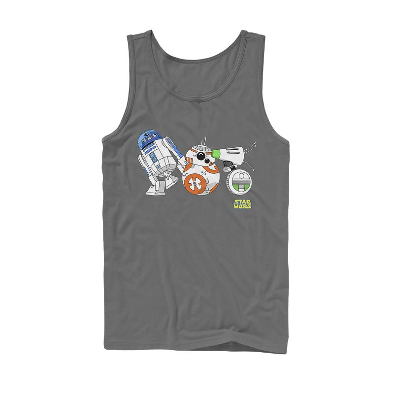 Men's Star Wars: The Rise of Skywalker Droid Party Tank Top, 1 of 4