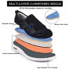 Women's Diabetic Velcro Walking Shoes Breathable Extra Wide Widths Adjustable Velcro Easy On/Off Sneakers for Elderly - 4 of 4