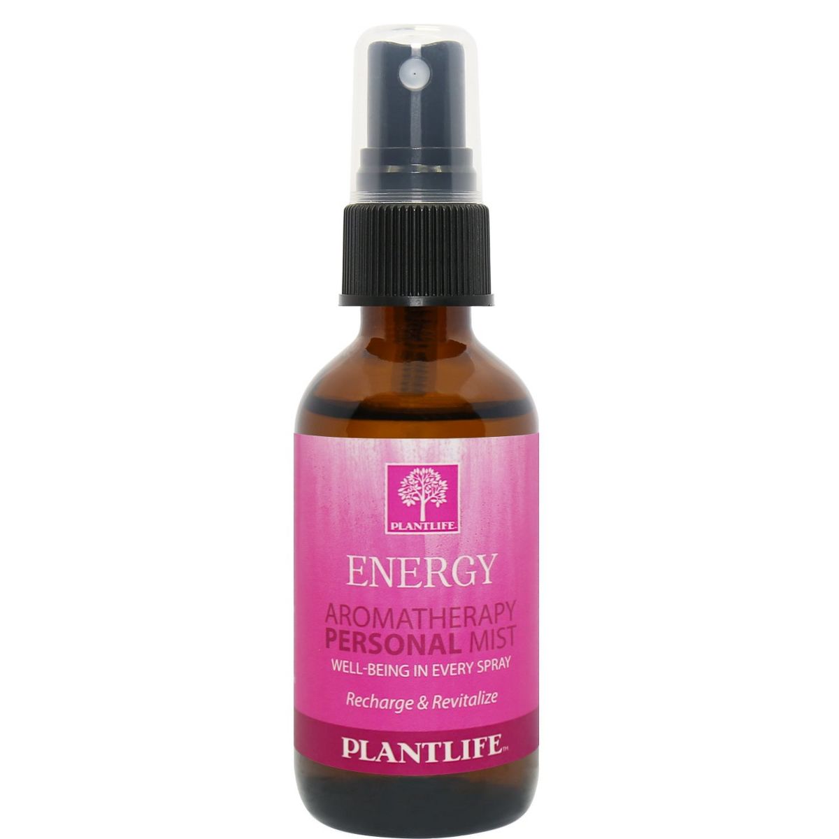 Plantlife Energy Mist – Aromatherapy Spray for Focus, Vitality & Uplifted Mood – Pure Essential Oil Blend – No Additives or Fillers – 2 oz