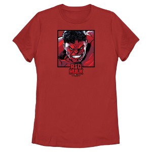 Women's Captain America: Brave New World Red Hulk Portrait T-Shirt - 1 of 4