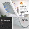 Cordless Skylight Shades Light Filtering(Light Grey, 12-51 Wide and 12-74 High) - 3 of 3