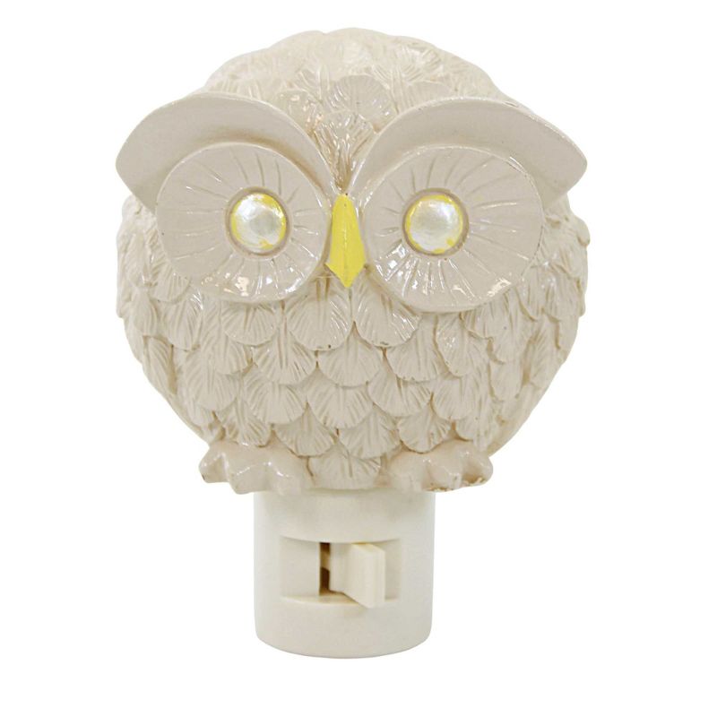 Home Decor 4.0 Inch Owl Pudgy Pal Night Light Electric Novelty Nightlights, 1 of 4
