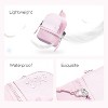 Generic Mini Backpack Keychain Wristlet Pouch Small Change Coin Purse Cute Zipper Wallet With 3 RFID Card Slots Airpods Cosmetics - 3 of 4