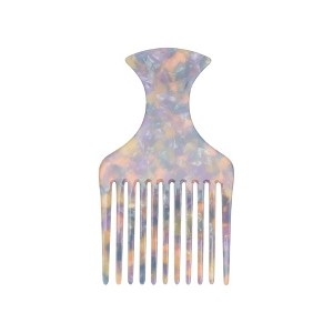 Unique Bargains Flat Handle Marble Hair Insert Comb 1 Pc - 1 of 4