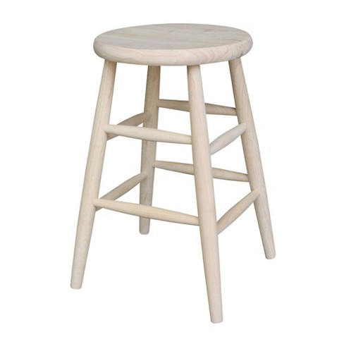 Unfinished saddle bar online stools