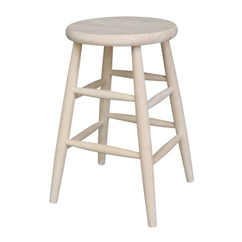 24 Scooped Seat Counter Height, Rush Seat Bar Stools Target