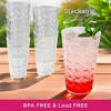 Kate Aspen Plastic Tumblers Set of 8 – Dishwasher Safe Acrylic Cups - BPA-Free Reusable Drinkware - 4 of 4