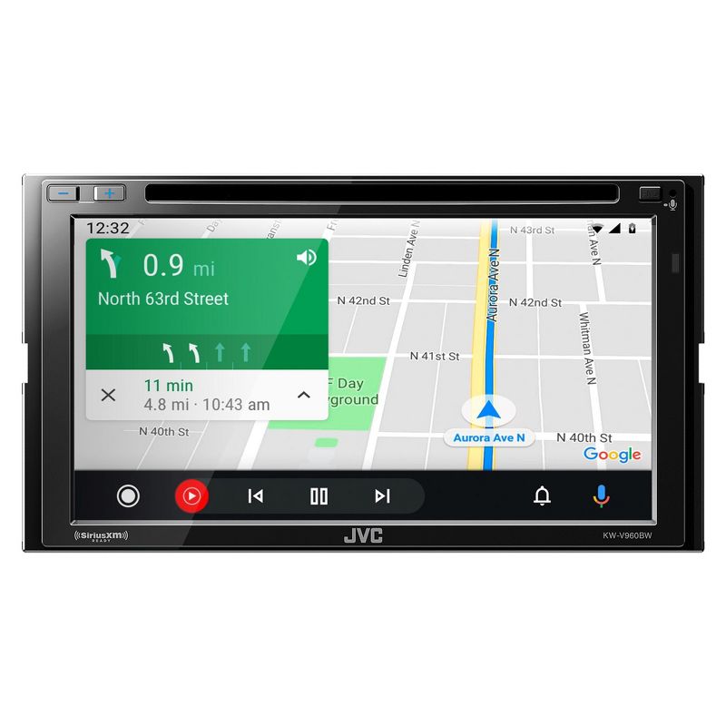 JVC KW-V960BW Works with Wireless CarPlay, Wireless Android Auto, CD/DVD AV Receiver, High-Res Audio, 4-Camera Input with Metra 95-9999 Universal D..., 4 of 10