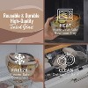 Bentgo 7.6c Glass All-in-One Salad Container Mod Curves - 4 of 4