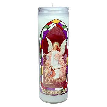 Jar Candle Angel De La Guardia White - Continental Candle