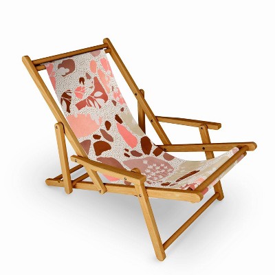 Marta Barragan Camarasa Terrazzo of Dots & Plants Sling Chair - Deny Designs