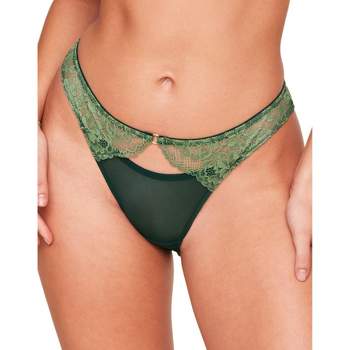 Adore Me Women's Cyla Hipster Panty Xl / Deep Teal Green. : Target