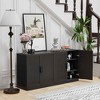 Lirago Accent Storage Cabinet Medicine Cabinets 31*31 Black - 2 of 4
