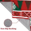 Christmas Washable Area Rug Xmas Tree and Snowflake Rug Holiday Home Decor - 3 of 4