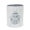Melrose Brushed Metal Insect Planter (Set of 3) - 3 of 4