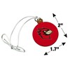Wesleyan University Primary Logo Mini Small Tiny Wood Christmas Tree Holiday Ornament - 4 of 4