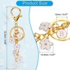 Unique Bargains  Metal Small Beautiful Personalized Flower Keychain for Handbag Purse - 2 of 4
