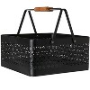 The Lakeside Collection Metal Storage Basket - 3 of 4