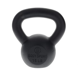 BodySport Cast Iron Kettlebells – Strength Training Kettlebell for Weightlifting, Core Training, & Conditioning - 1 of 4