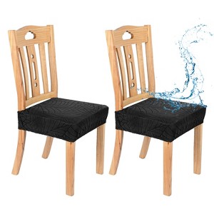 Unique Bargains Polyester Spandex Waterproof Durable Dining Chair Slipcovers - 1 of 4