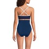 Lands' End Women's Slender Suit Pleated Tankini Top - 2 of 4
