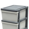 YIYIBYUS 4-Drawer File Organizer with Tray Top for Office, School, Stationary, Desk Organizer - 4 of 4