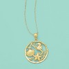 Ross-Simons 18kt Yellow Gold Over Sterling Silver Sea Life Pendant Necklace - 3 of 4