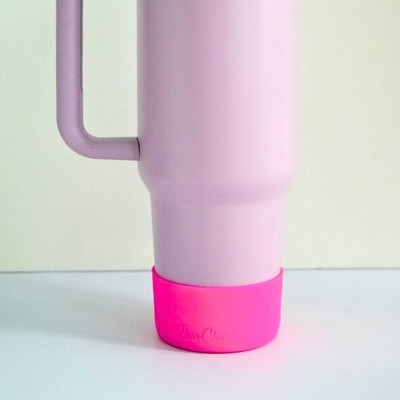 CharCharms Water Bottle Boot Hot Pink: Silicone Boot, Dishwasher-Safe, Drinkware Accessory for Hot & Cold Beverages