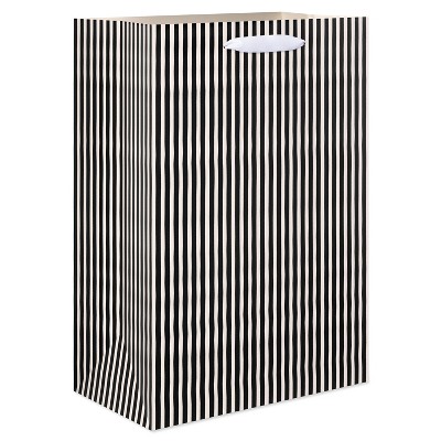 Halloween Medium Gift Bag Vertical Striped