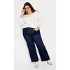 Women's Plus Size Intrigue Sweater - cream | CITY CHIC - 3 of 4
