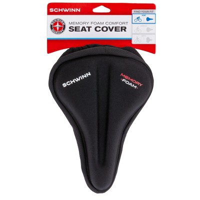 Comfortable Exercise Bike Seat Cover Large Wide Foam Gel Padded Bicyc Black,c9