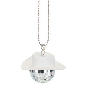 Unique Bargains Shiny Surface Ornament Car Birthday Party Accessory Disco Balls - 1 of 4