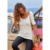 Women's 2 Pk Button Up Tops - LASCANA - 3 of 4