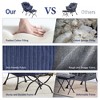 MOONMISS Accent Chair with Ottoman Set, Corduroy Upholstered Lounge Accent Chair with Armrests, Side Pockets for Bedroom, Living Room - 3 of 4