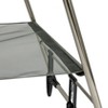 Household Essentials Multi Tier Stainless Steel Laundry Drying Rack with T Bar and Two Side Wings, Silver - 4 of 4