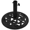 VidaXL Umbrella Base Black 15.7 inches x15.7 inches x12.6 inches  Cast Iron - 4 of 4