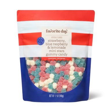 Mixed Berry Lemonade Mini Stars Gummy Candy - 12oz - Favorite Day™