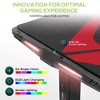 Gaming Standing Desk with RGB Lighting,65" W x 27.5" D x 29'' - 48.5" H - 4 of 4