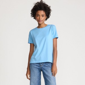 Lands' End Women's Relaxed Supima Cotton T-Shirt - 1 of 4
