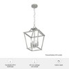 Laurel Ridge 12" 4-Light Pendant Brushed Nickel Traditional Ceiling Light - 4 of 4