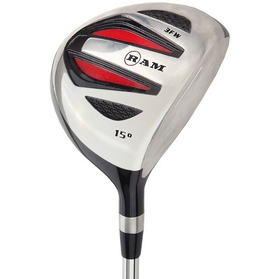 Ram Golf SGS -1 inch Inch Fairway Wood - Mens Right Hand - Headcover Included- Steel