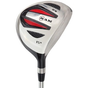 Ram Golf SGS -1 inch Inch Fairway Wood - Mens Right Hand - Headcover Included- Steel - 1 of 2