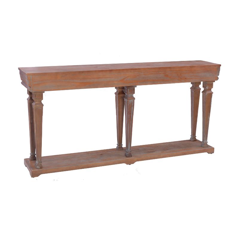 68&#34; Joaquin Transitional Large Wood Console &#38; Buffet Table Brown Distressed Finish - Powell, 6 of 12